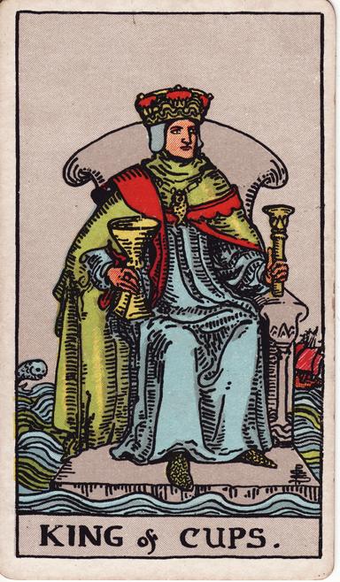 מלך הגביעים tarot card
