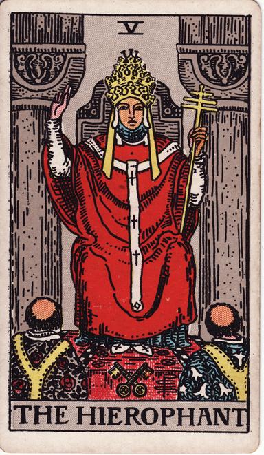 החכם tarot card