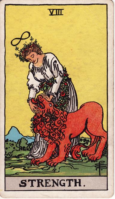 הכוח tarot card