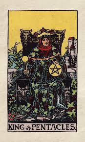 מלך המטבעות tarot card