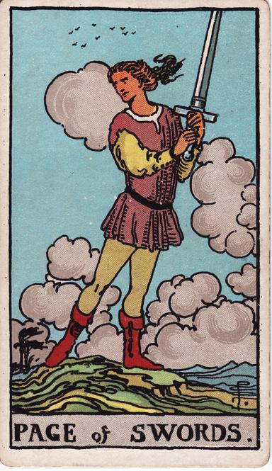 נסיך החרבות tarot card